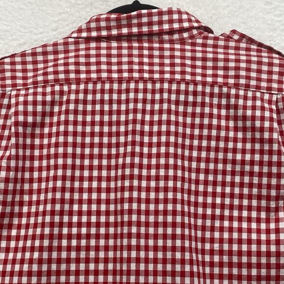 Vintage Polo Ralph Lauren Shirt Mens XL Red Check Pockets Button Down Cowboy - Picture 5 of 10